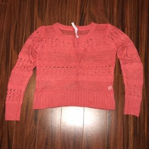 Coral sweater!
